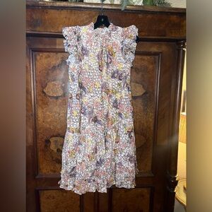 NWOT Ulla Johnson- Sample Dress. Circe Ivory Floral. Size See Measurements
